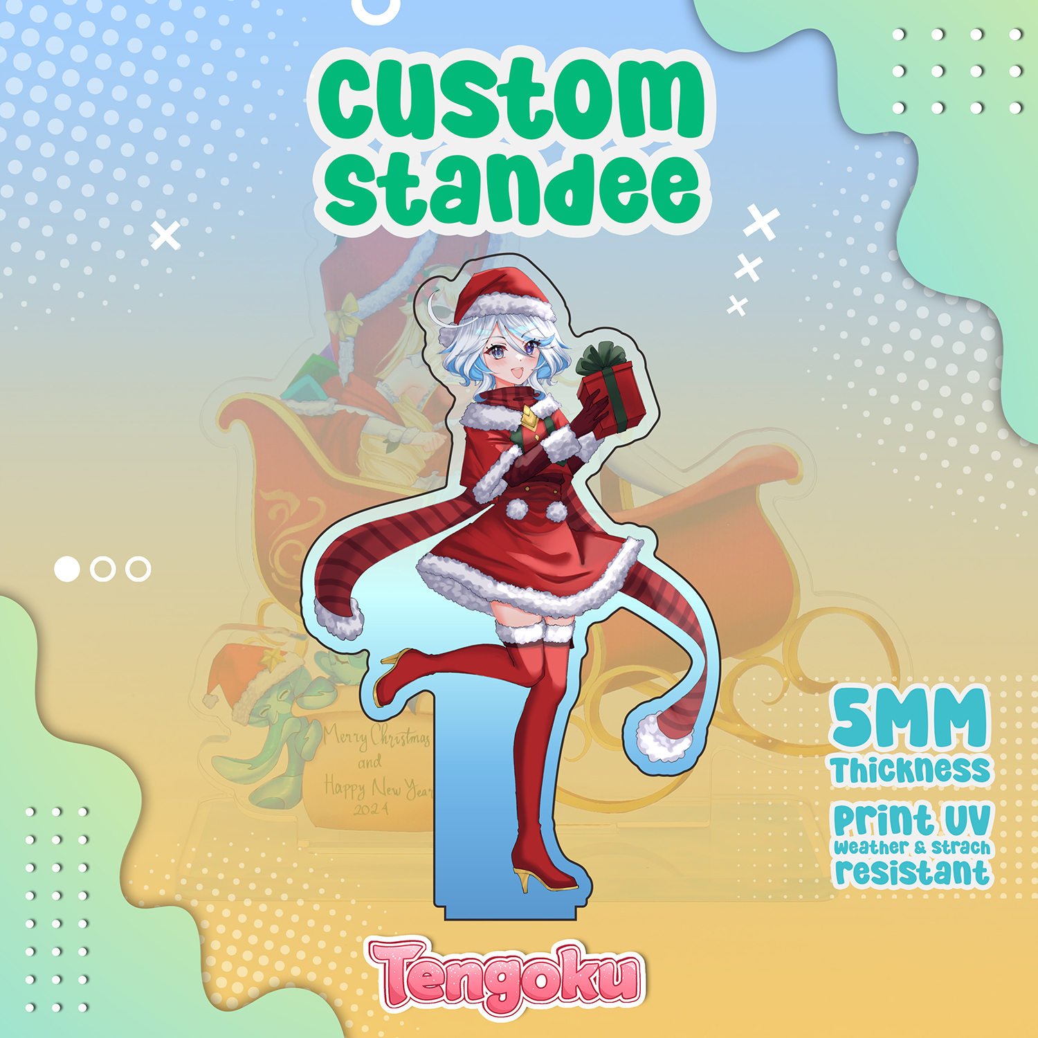 Standee Figure Akrilik Custom - Ukuran 6 cm 